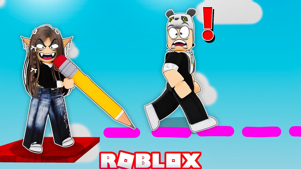 KALEMLE ÇİZ OBBYİ TAMAMLA!Roblox @Heronpuppy