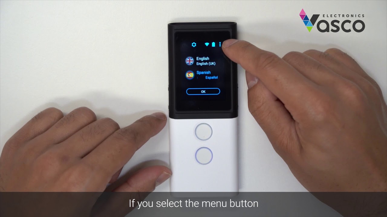 Vasco Translator M3 | First Start