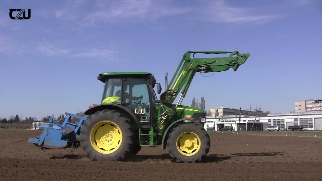Zahradní technika - ohlédnutí: John Deere 5820 + 583 x Rabewerk RKE 250