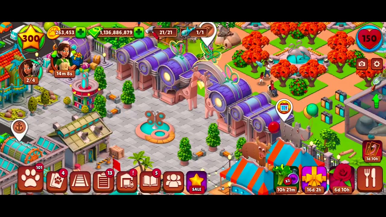 Zoo Life Animal Park Level 300 All 6 Maps