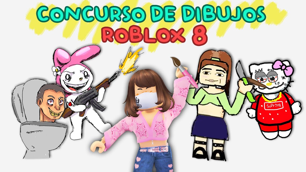 EL PEOR CONCURSO DE DIBUJOS EN ROBLOX 8 😩 (EN EQUIPOS)