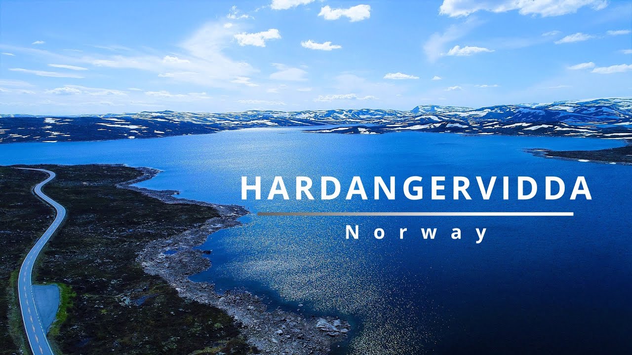 Hardangervidda by drone Norway