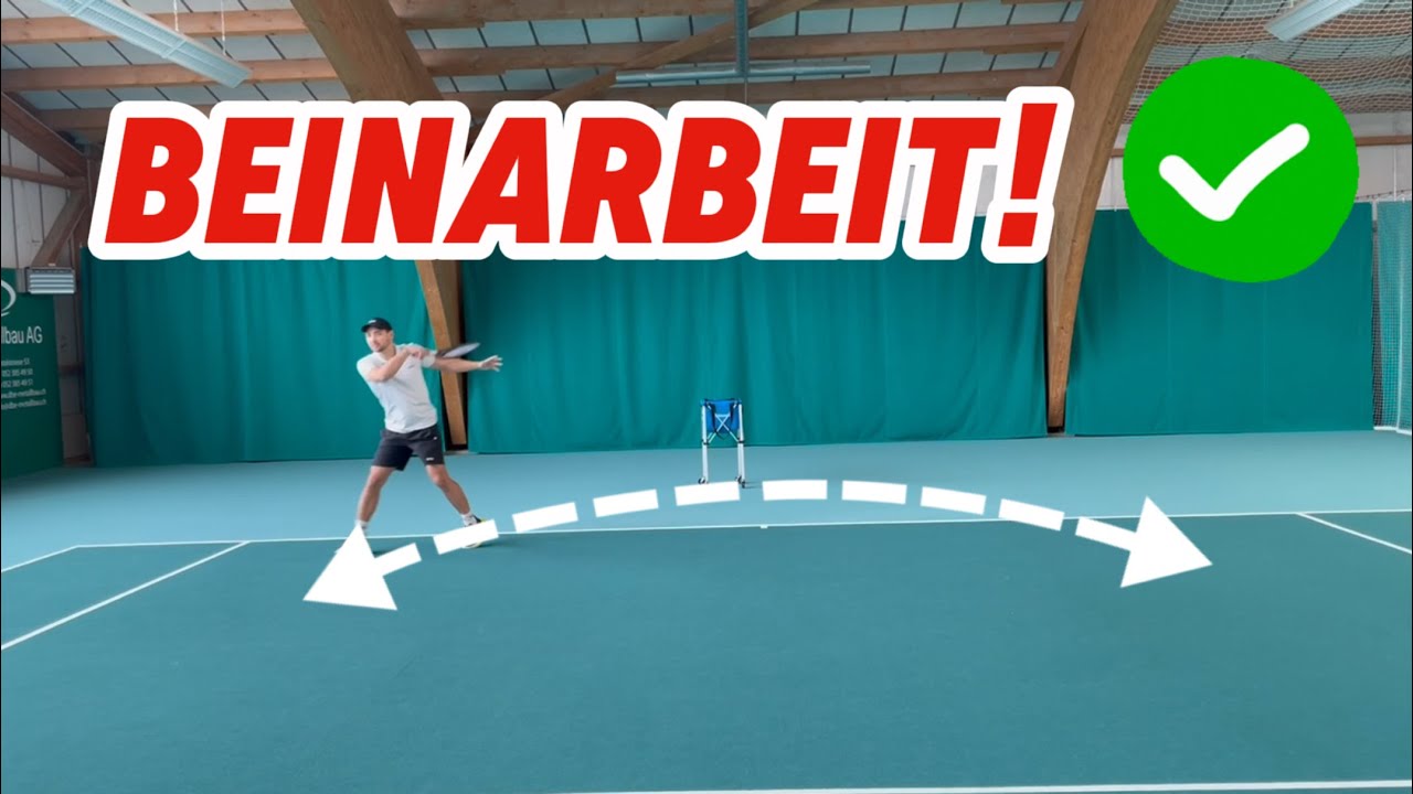 Beinarbeit MEISTERN! So spielst du auch schwierige Bälle ins Feld!