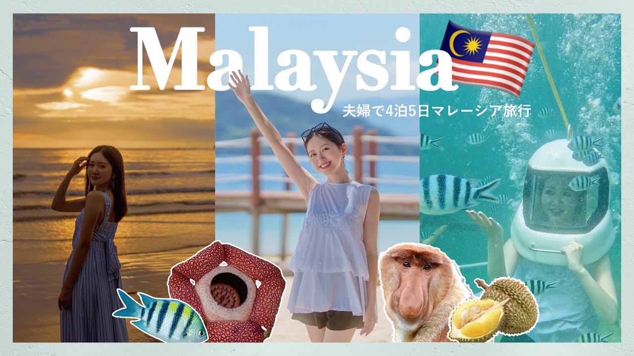 【マレーシア】人生で一度は行ってほしい！自然の宝庫ボルネオ島に4泊5日の夫婦旅🇲🇾  #コタキナバル