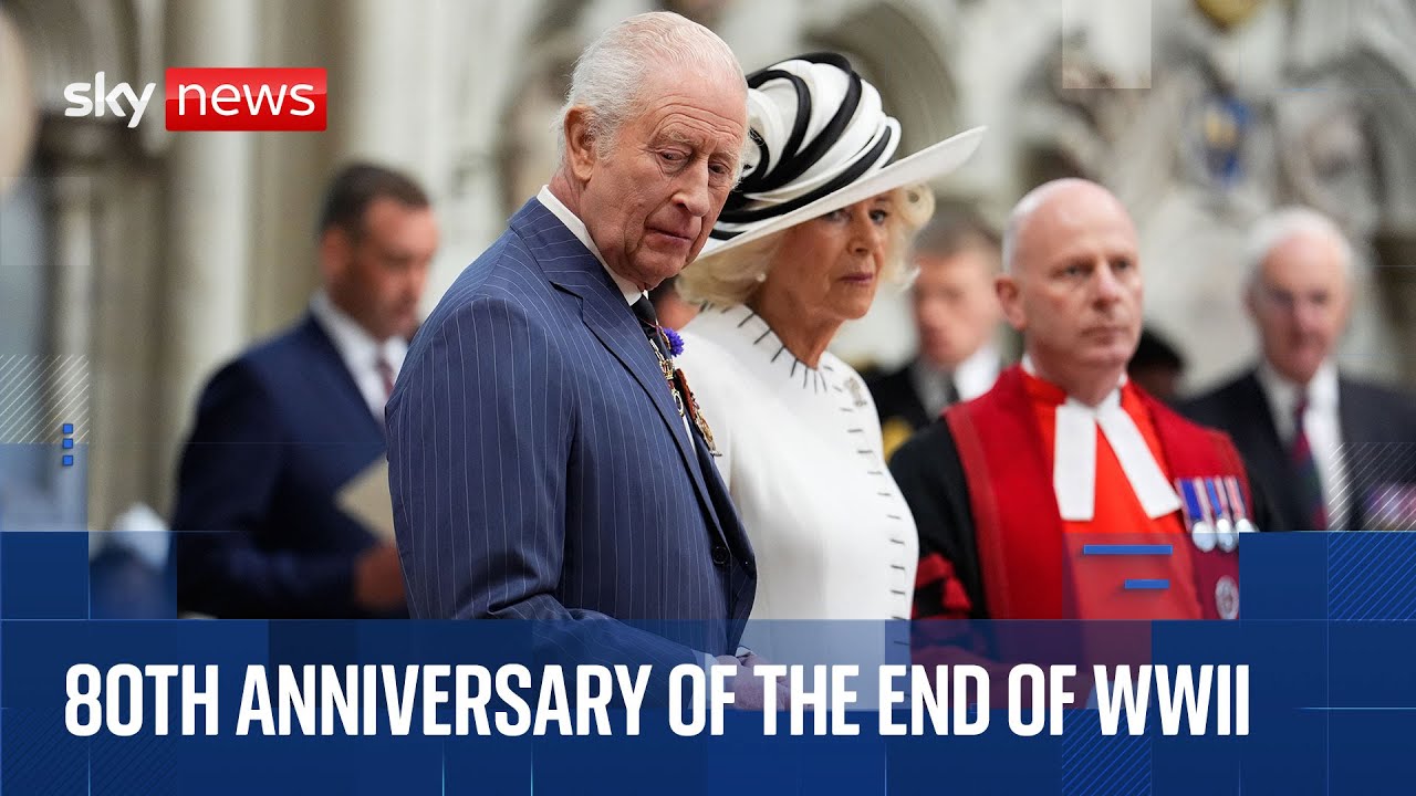VE Day's 80th anniversary marked in Westminster and across UK