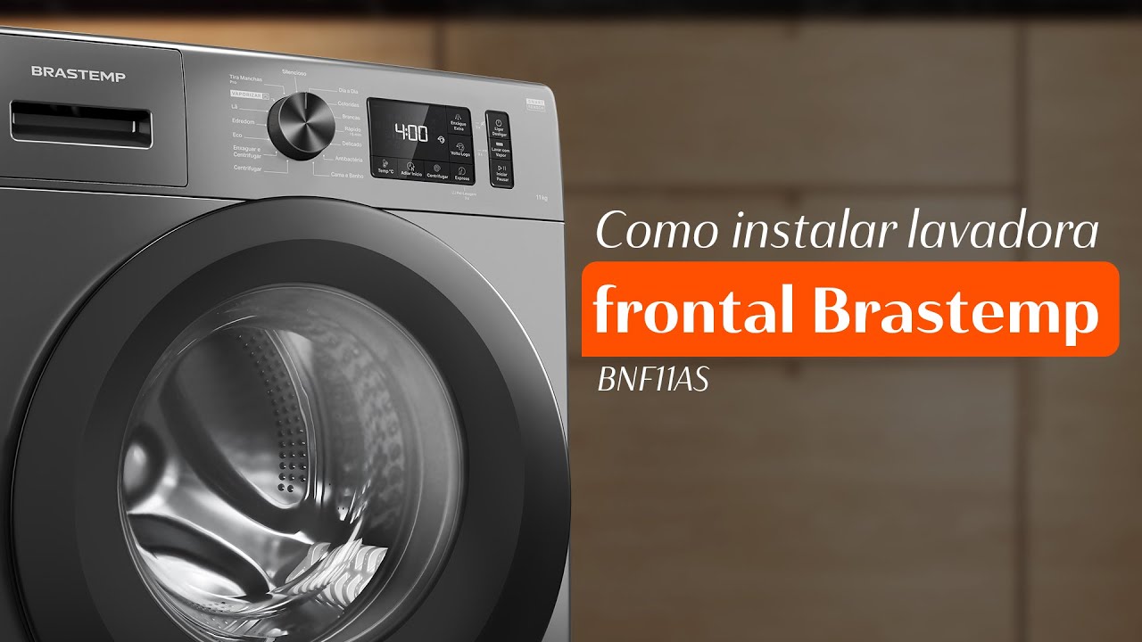 Brastemp Ensina - Como instalar lavadora frontal Brastemp