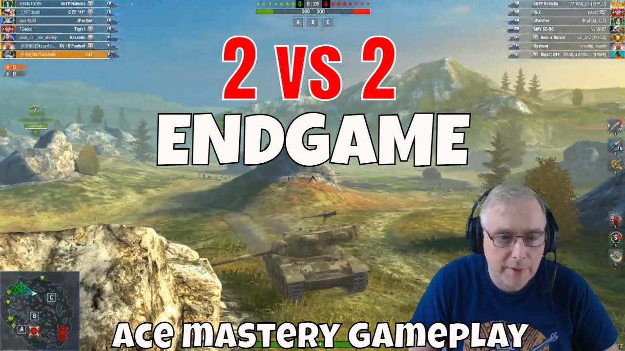 T37 Ace Mastery - 2 vs 2 showdown on Rockfield #wotb #wotblitz