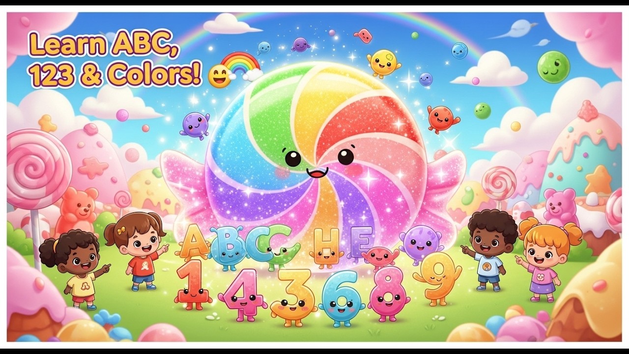 🍭 Candy Learning Land Song 🍬