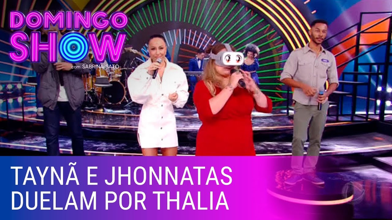 Taynã e Jhonnatas chegam à rodada final e batalham por Thalia