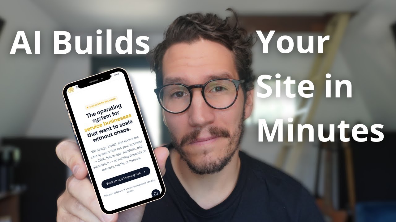 I Built a Full Landing Page with AI in 5 Minutes (No Code, No Headache)