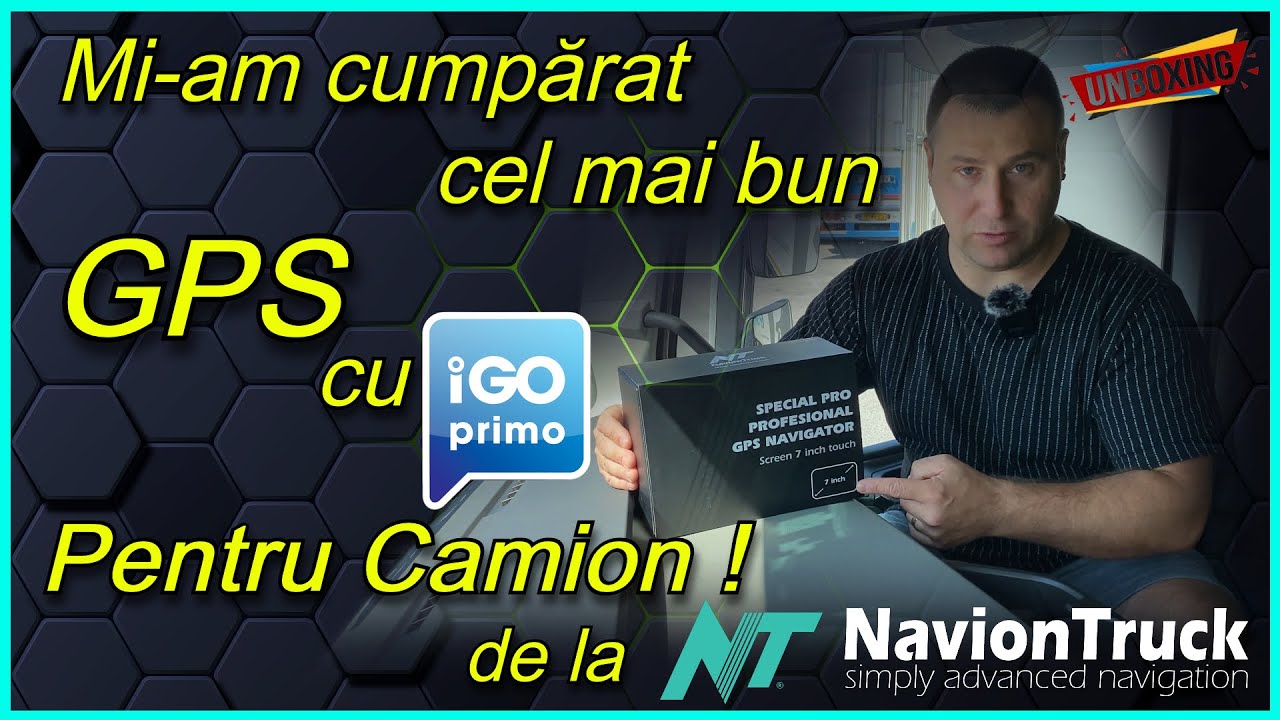 Mi-am cumpărat cel mai bun GPS cu iGO Primo Pentru Camion #naviontruck
