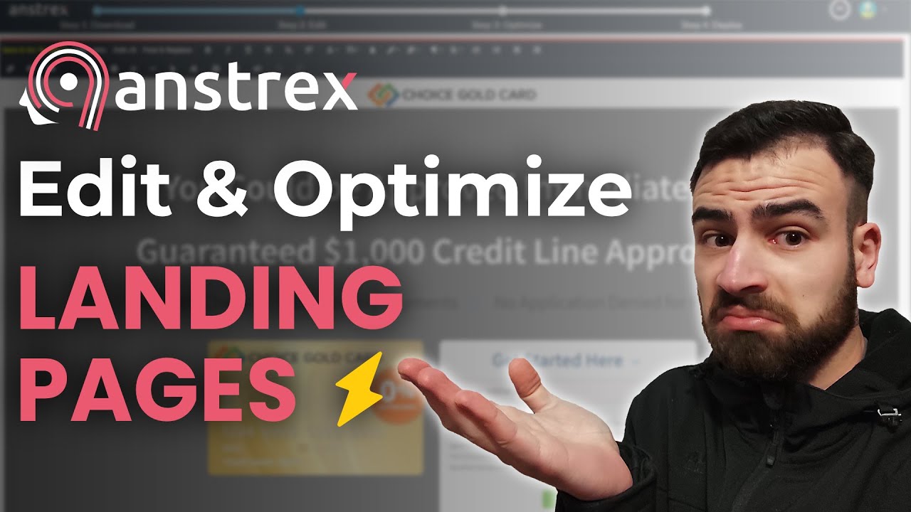 Anstrex Landing Page Editor: Build and Optimize Landing Pages Fast!
