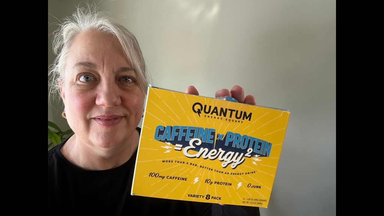 Caffeine and Protein in One Bar - Quantum Energy Square: Energy Bar with Caffeine & Protein - Review