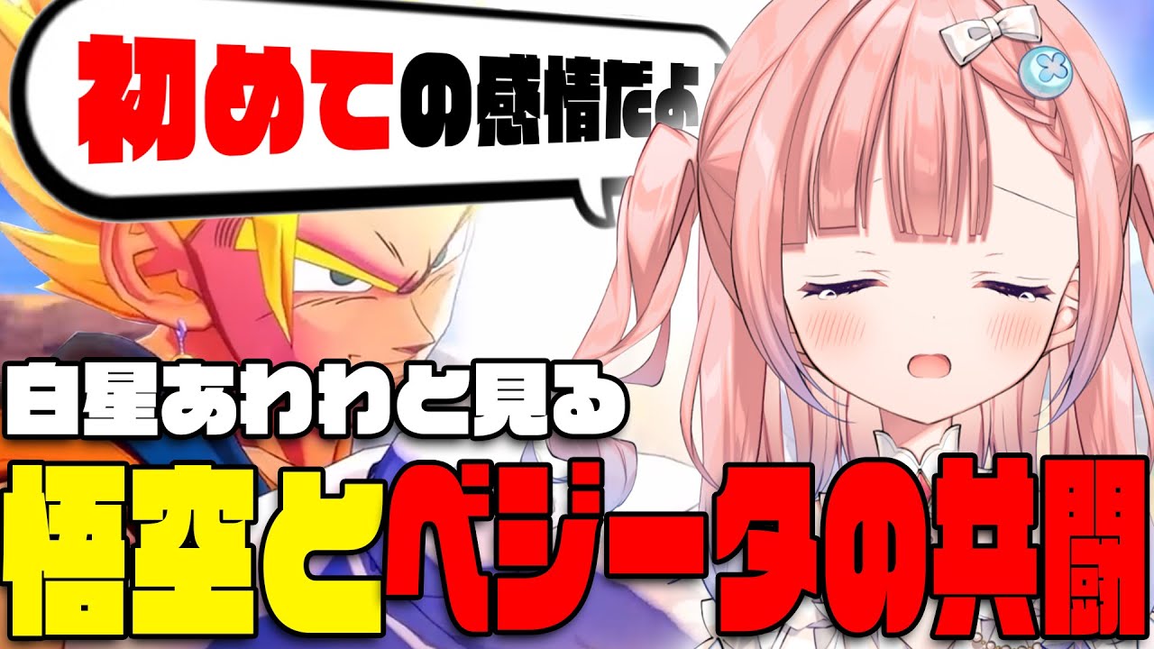 【初見ベジット】初めてベジットを見て桁違いの戦闘力とカッコよさから感情が大爆発するあわーわの反応【白星あわわ/Varium】
