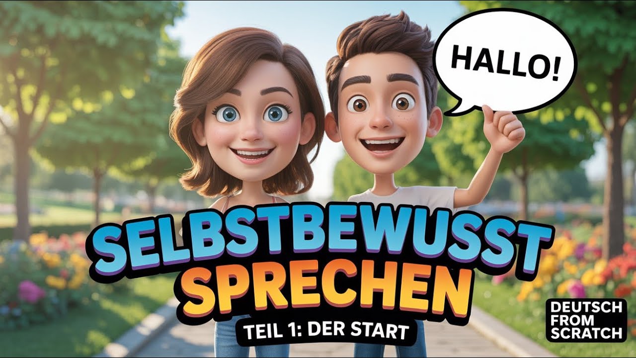 Selbstbewusst Deutsch sprechen 🗣️ Tipps für den Gesprächsstart (Teil 1) | 
