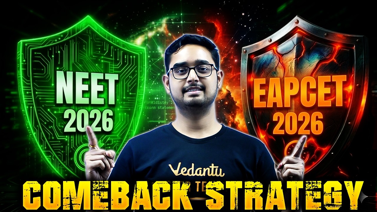 🔥 Comeback Strategy NEET 2026 | NEET + EAPCET 2026 | AP & TS | Vedantu Telugu NEET