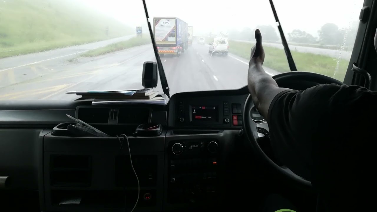 3 серьезных испытания... дождь, туман и спуск🚛🇿🇦