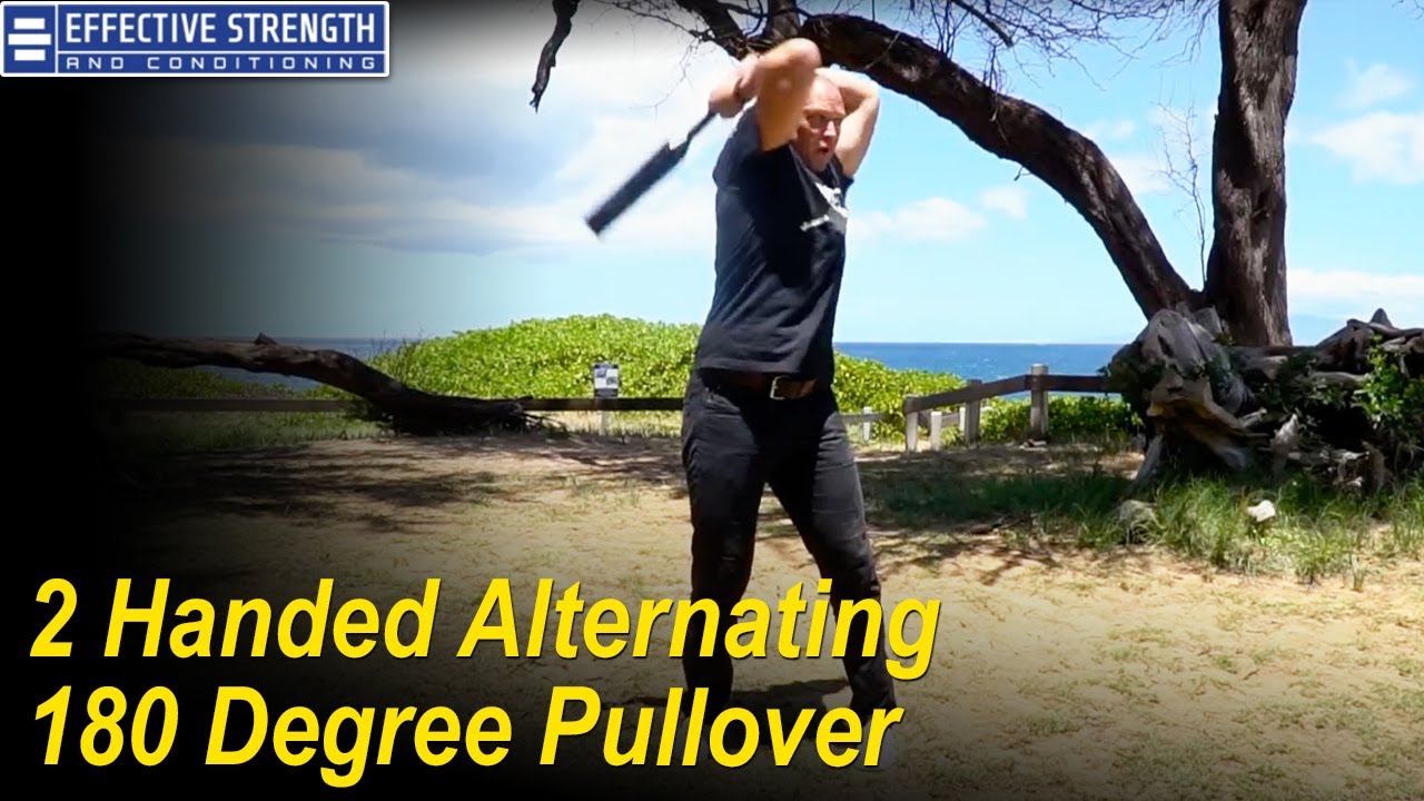 Clubbell Exercises - 2 Handed Alternating 180 Degree Pullover by Mark Wildman