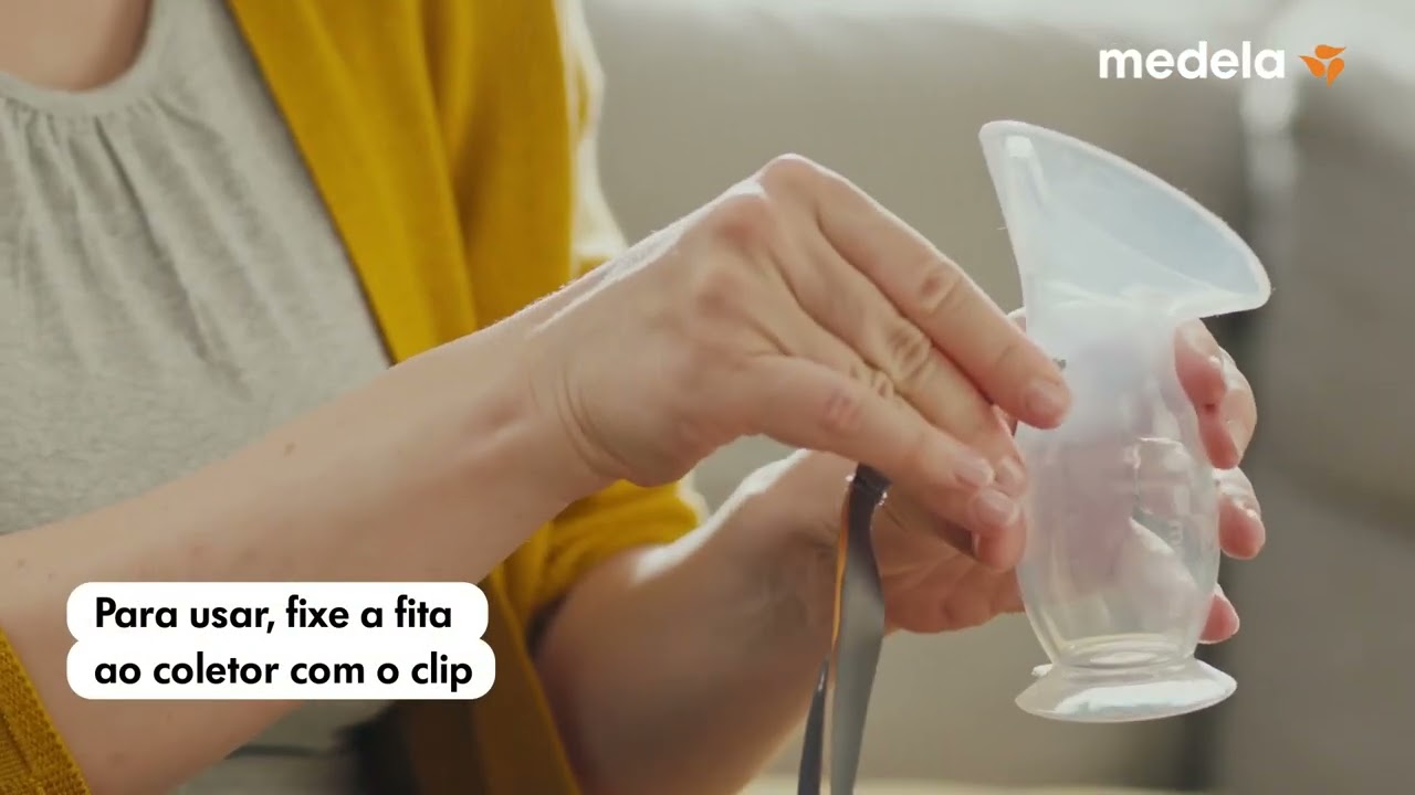 Coletor em silicone para leite materno - Como utilizar