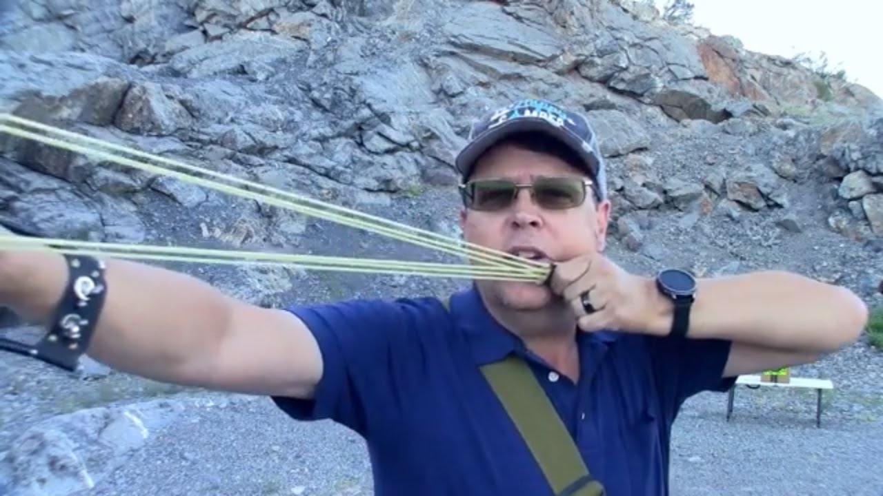 How to shoot a Slingshot-Wrist Rocket-Catapult