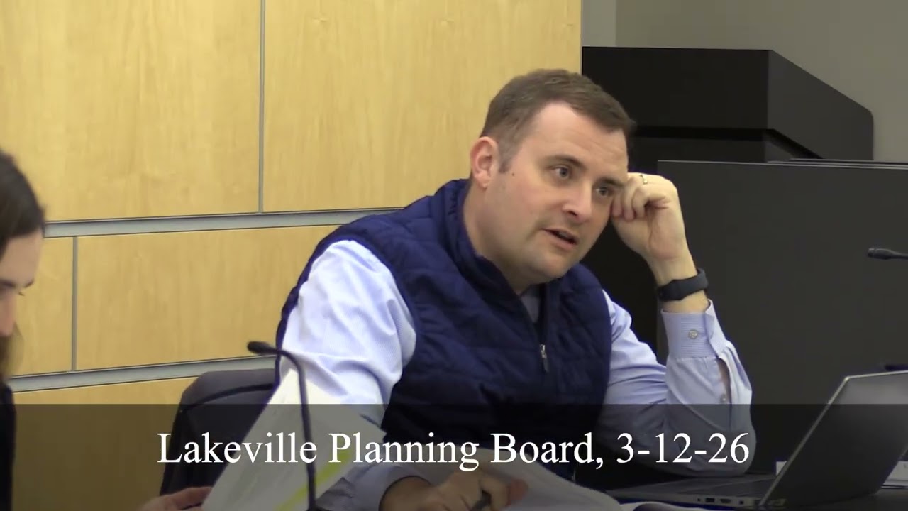 Lakeville Planning Board, 3-12-26