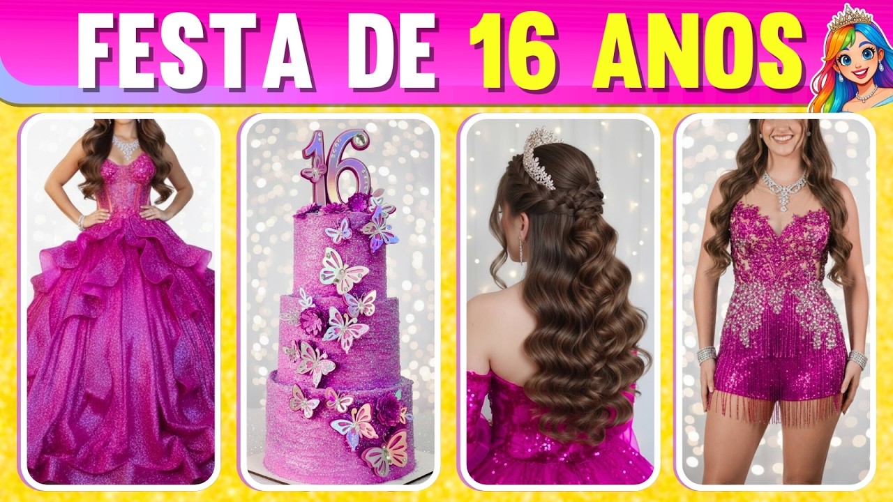 🎂 ARRUME-SE COMIGO PARA A FESTA DE 16 ANOS DOS SONHOS ✨ MONTE A FESTA PERFEITA ✨💖