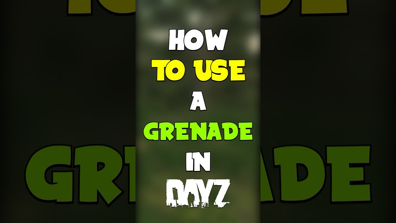 How to use a grenade in DayZ #shorts #dayz #howto