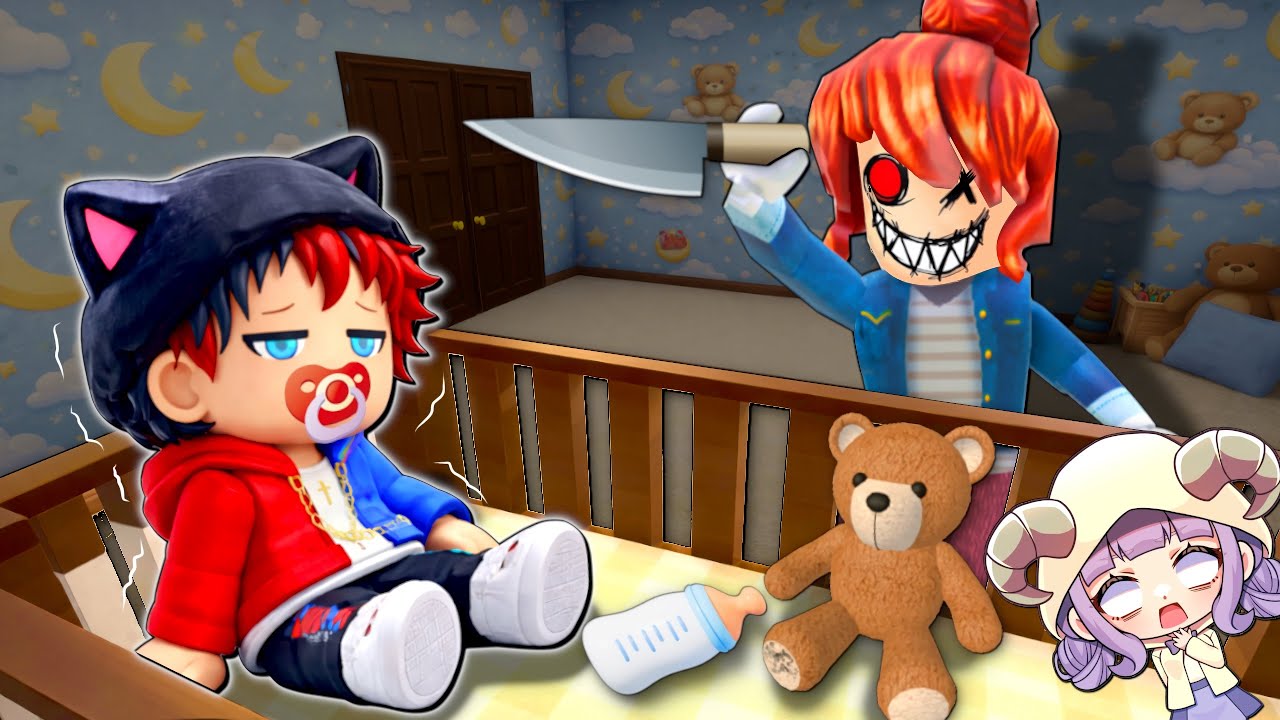 【誘拐犯が家に侵入😱🔪】養子で大金持ちの子どもになった結果…⁉️【ロブロックス ROBLOX】ぽっぴんず