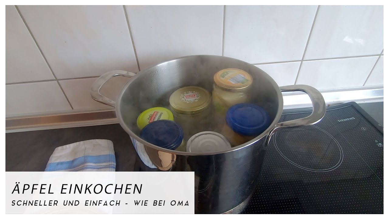 Äpfel einkochen - wie bei Oma