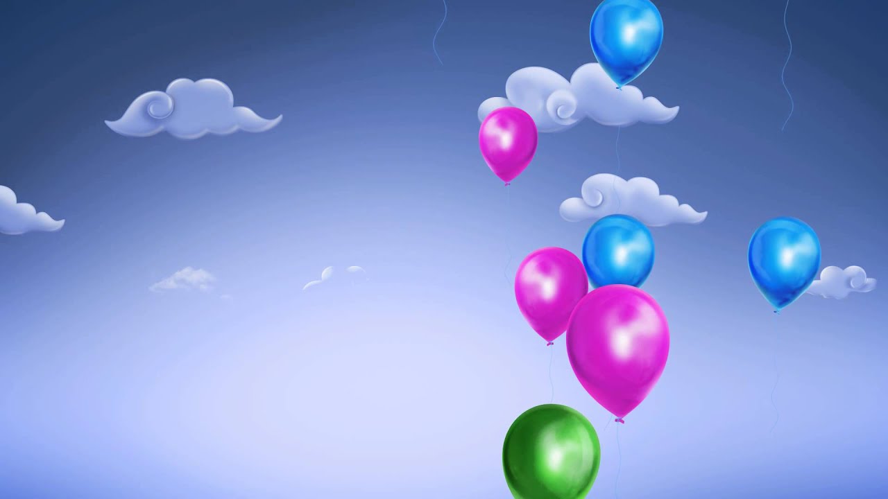 VIDEO BACKGROUND FULL HD BALLOONS DAY