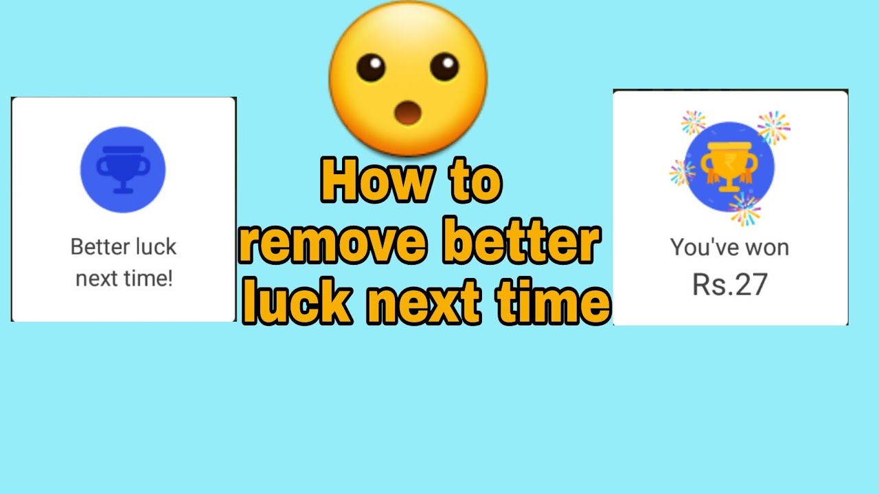 How to remove better luck next time in tez
