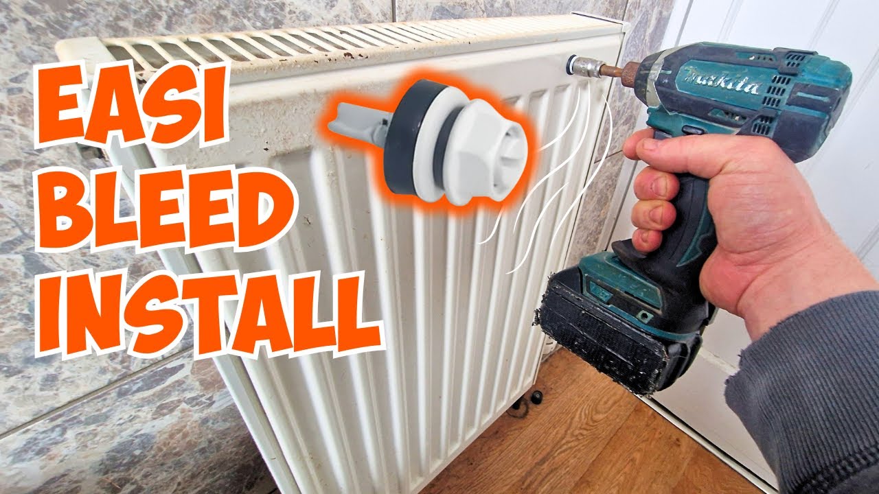 Bleeding Radiator Without Bleed Valve - Easi Bleed Fitting