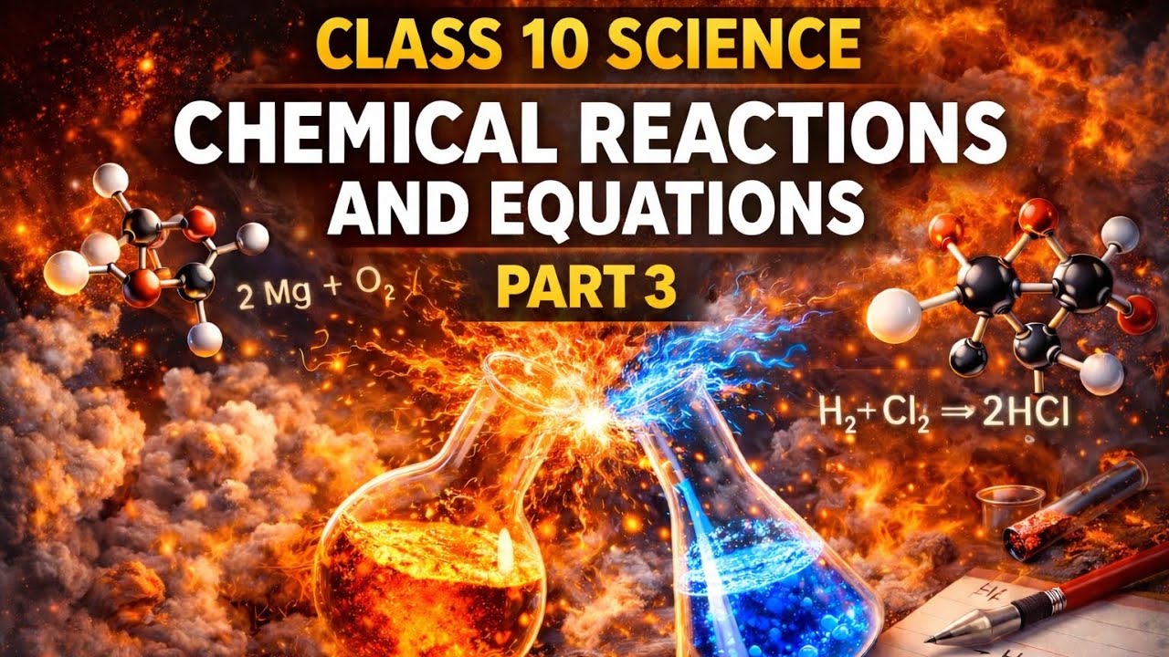 CL-10 Chemistry Ch-1 CHEMICAL REACTIONS AND EQUATIONS|Pt3|CRYSTAL CLEAR CONCEPT WORD BY WORD NCERT