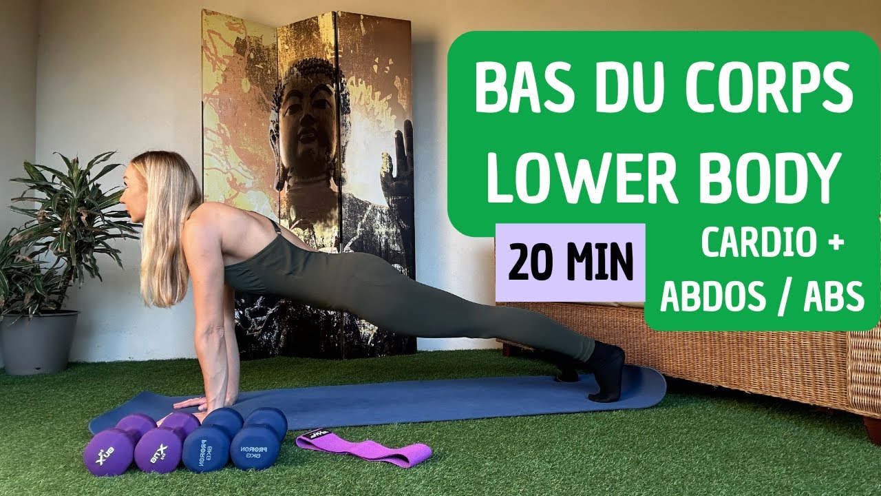 Bas du corps + cardio + abdos / Lower body + Cardio + ABS