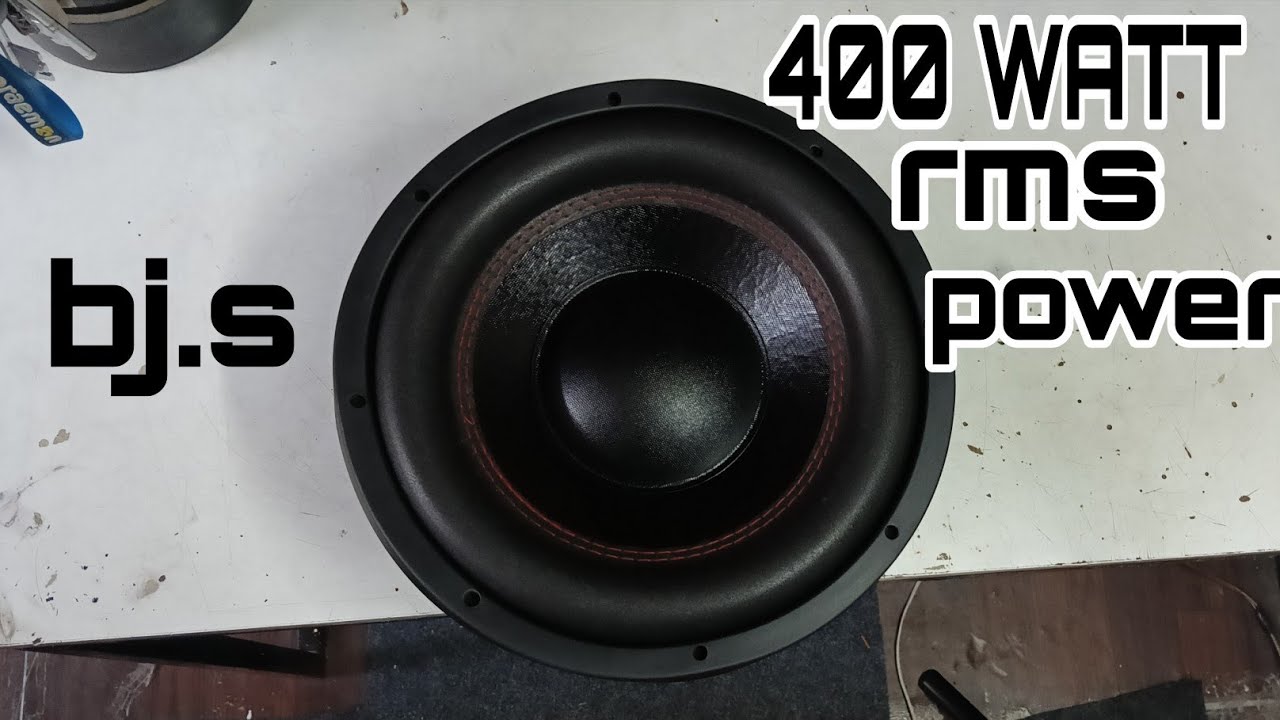 How to make a 400 watt rms power subwoofer speaker 🔊##@