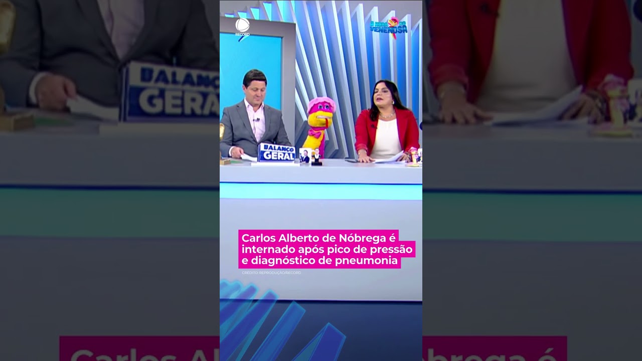 Carlos Alberto de Nóbrega está internado em São Paulo. #AHoraDaVenenosa #Shorts