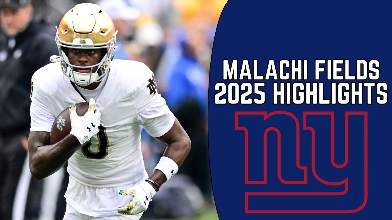 Malachi Fields Highlights 🔥 | Welcome to the Giants