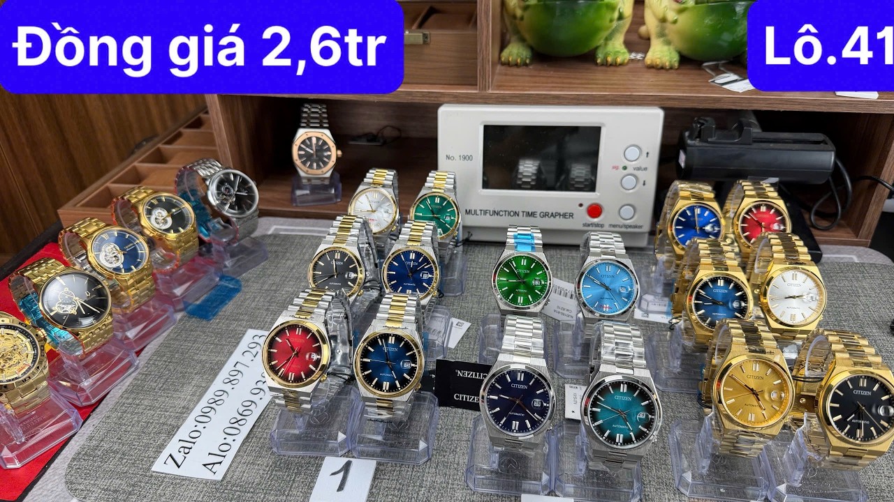 Lô 41 đồng hồ cơ CITIZEN JAPAN CÁC MẪU VÀ MẦU ĐỒNG HỒ CƠ VIP