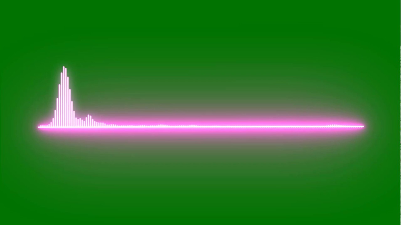 Amazing green screen line audio spectrum | Best green screen line audio spectrum