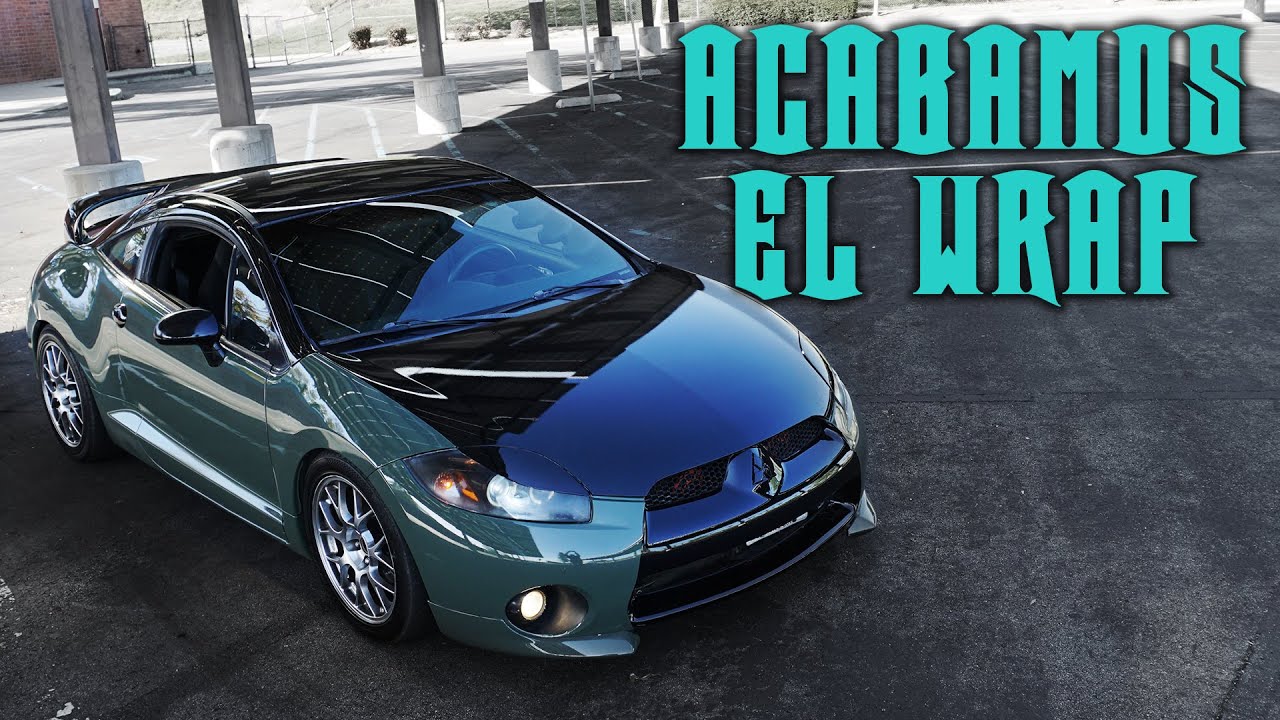 Acabamos el wrap así quedó | Mitsubishi Eclipse 4G