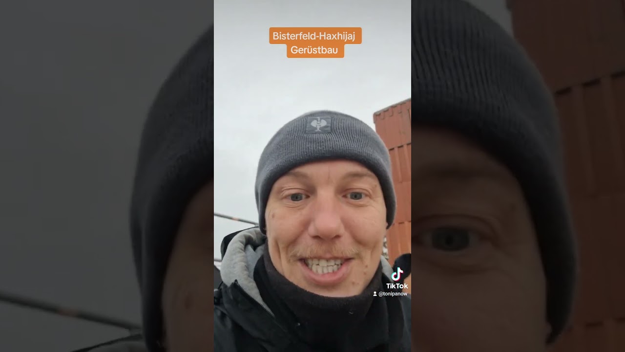 Gerüstbau im Dezember
