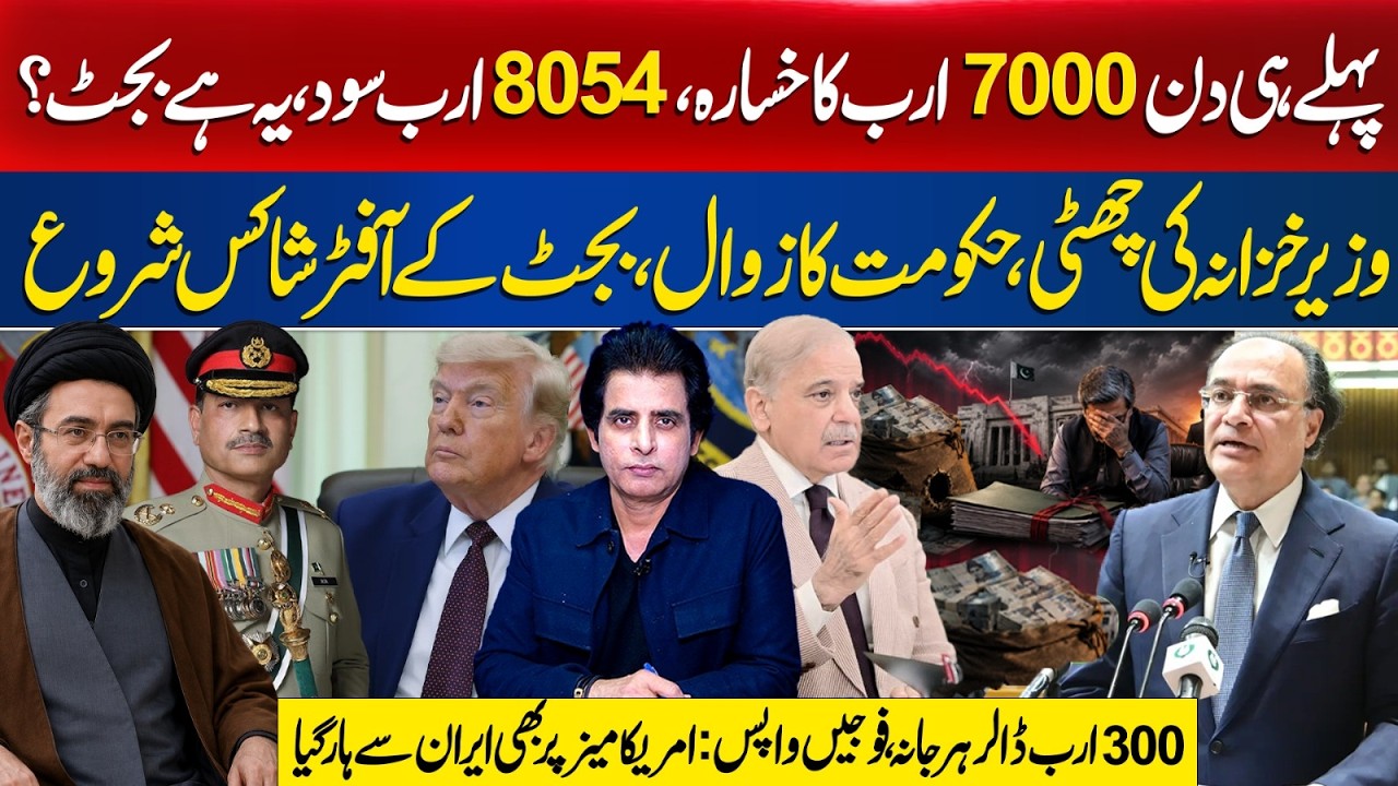 Budget 2026: Massive Deficit & Interest Burden| Finance Minister Out? Inside details of US-Iran deal