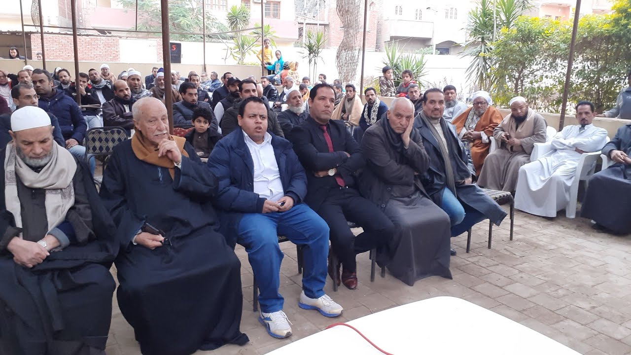 في مؤتمر حاشد اهالي العزيزيه بالبدرشين يطلقون حمله لا للمخدرات