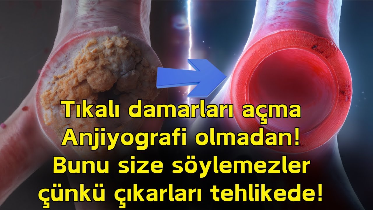 Hiçbir zaman tıkanmış damarların, felcin, anjiyon olmayacak