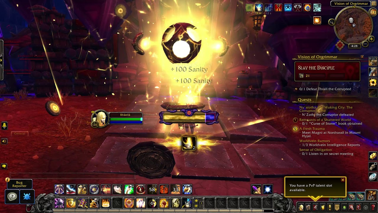 WoW PTR 8.3 - Horrific Vision - Prot Paladin POV