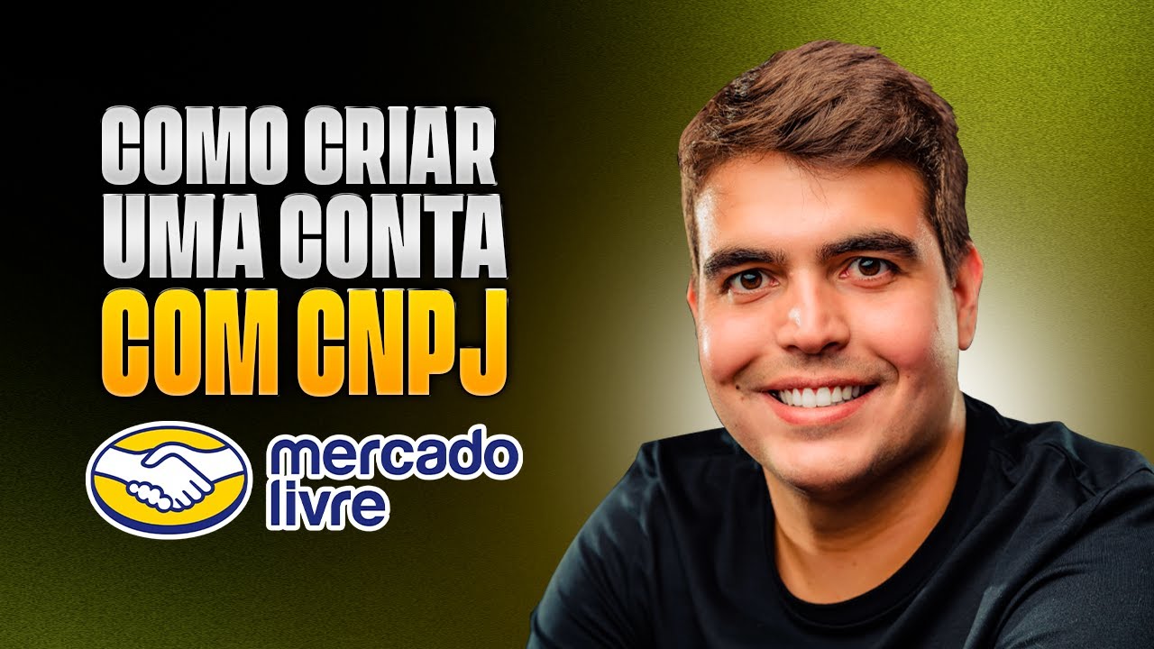 Como criar uma conta Pessoa Jurídica no Mercado Livre! Criei a nova conta para a operação no Flex!