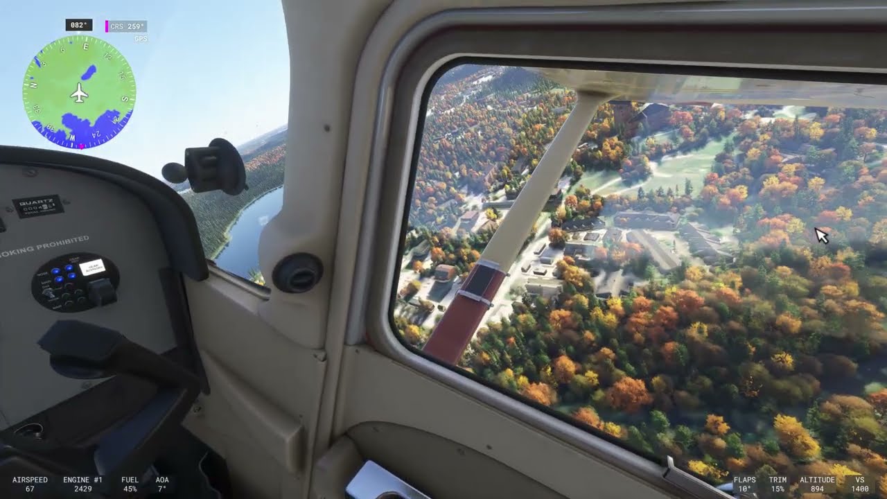 Lentoa Lahden Yllä (Fin), Cessna 172 Skyhawk, MSFS24, Pilot Peku.