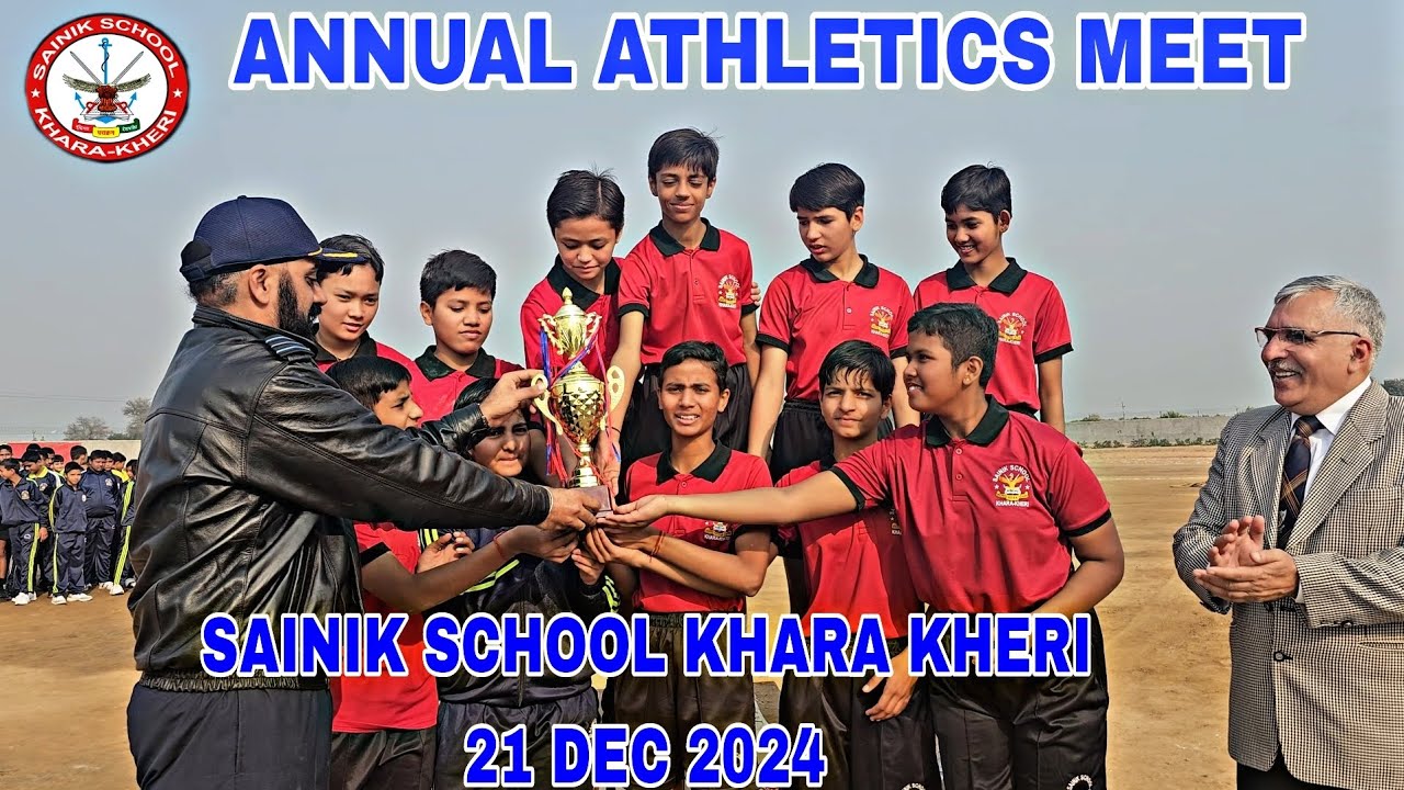 3rd Annual Athletics Meet of Sainik School Khara Kheri was Conducted from 17 -21 Dec 2024