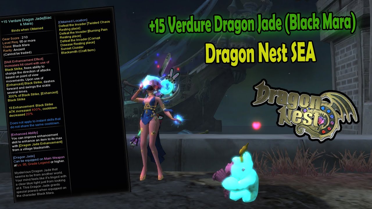 How to enhance Verdure Dragon Jade +15 | VDJ MARA | DN SEA