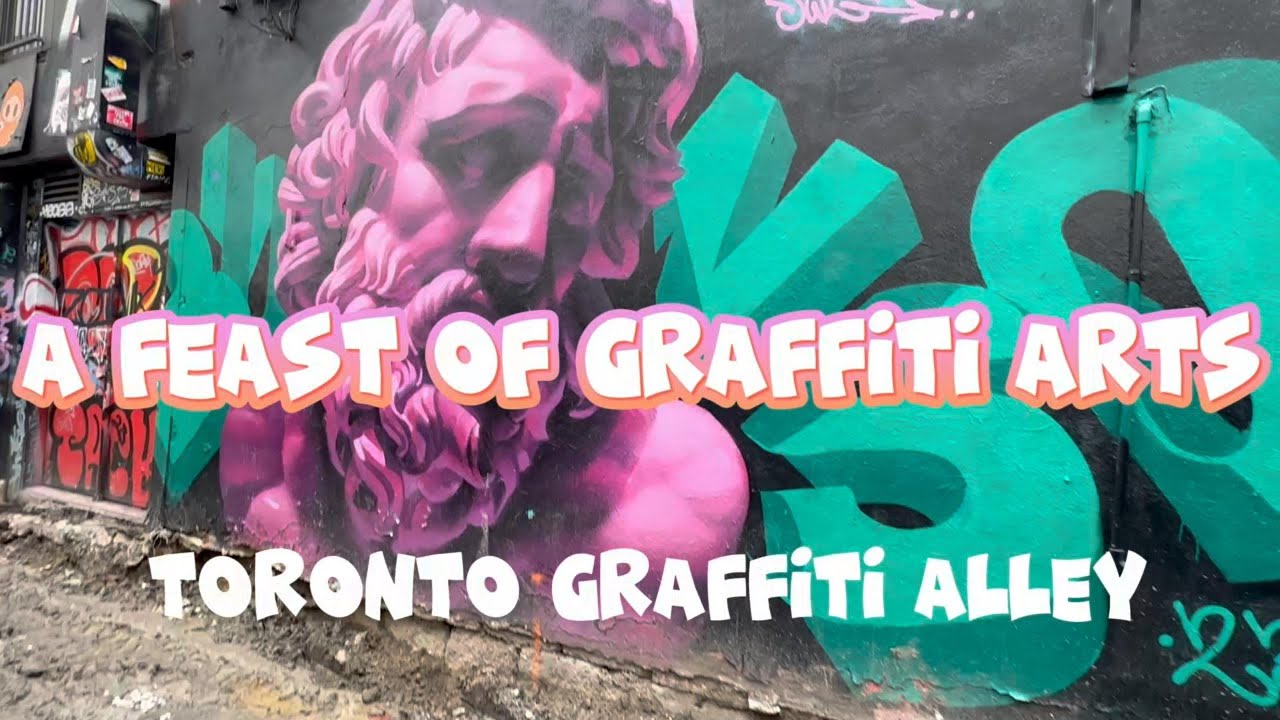 A Feast of Graffiti Arts | Graffiti Alley, Toronto #graffiti #streetart #mural #streetphotography